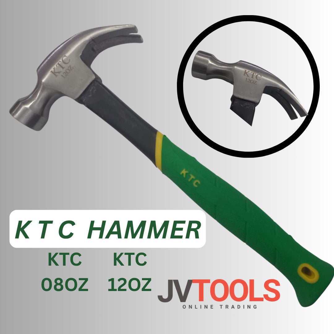 KTC Claw Hammer 8oz/12oz | Heavy Duty Steel Hammer | Best Price in Pakistan