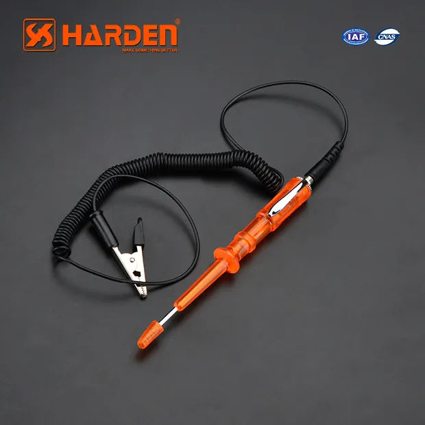 Harden Professional Auto Circuit Tester - 6V-24V DC Voltage Diagnostic Probe for Automotive Repair