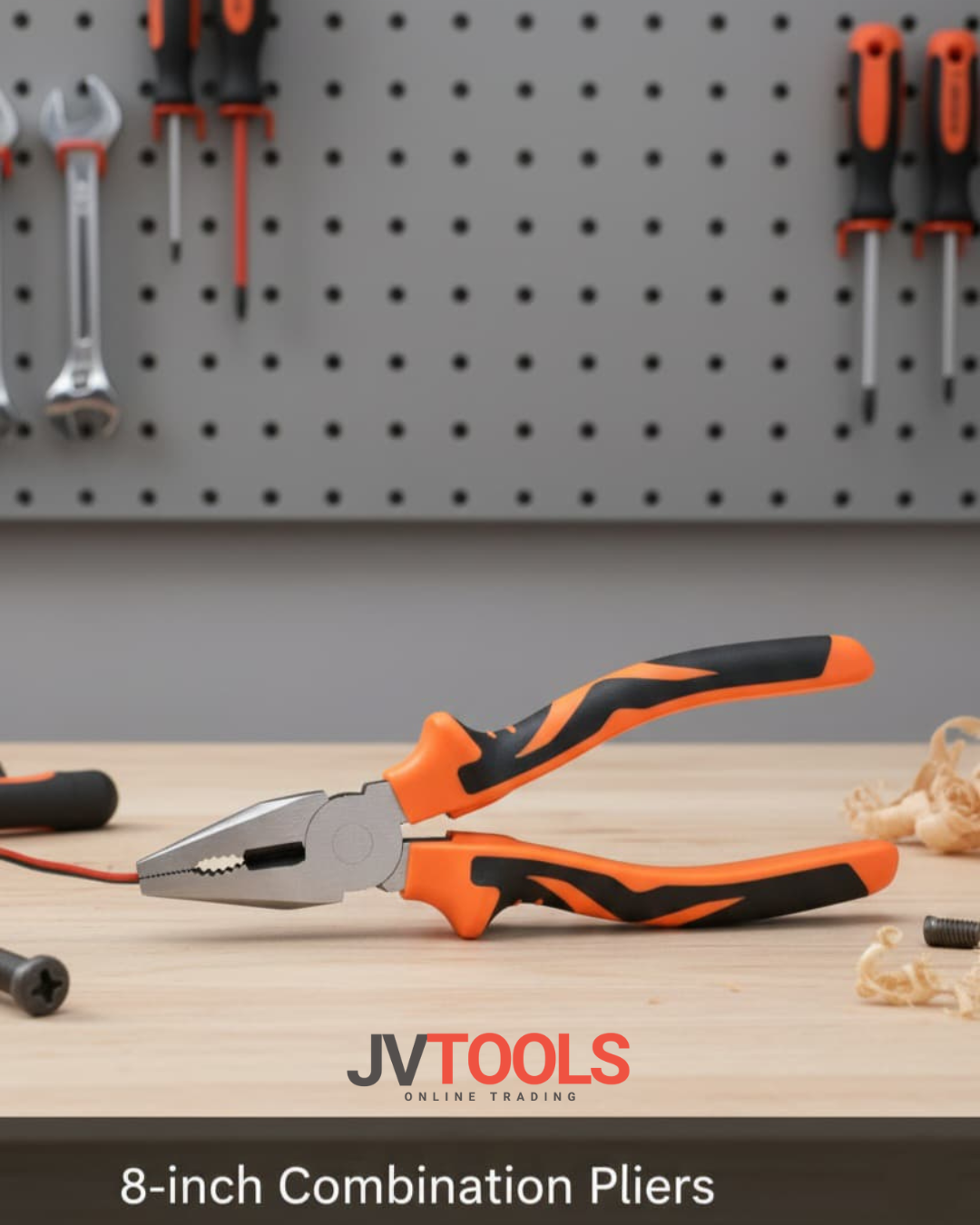 8-Inch Combination Pliers – Heavy Duty Hand Tool