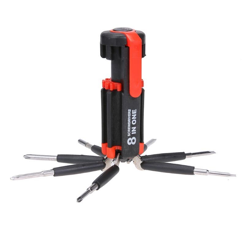 8-in-1 Multifunctional Screwdriver Set with LED Light