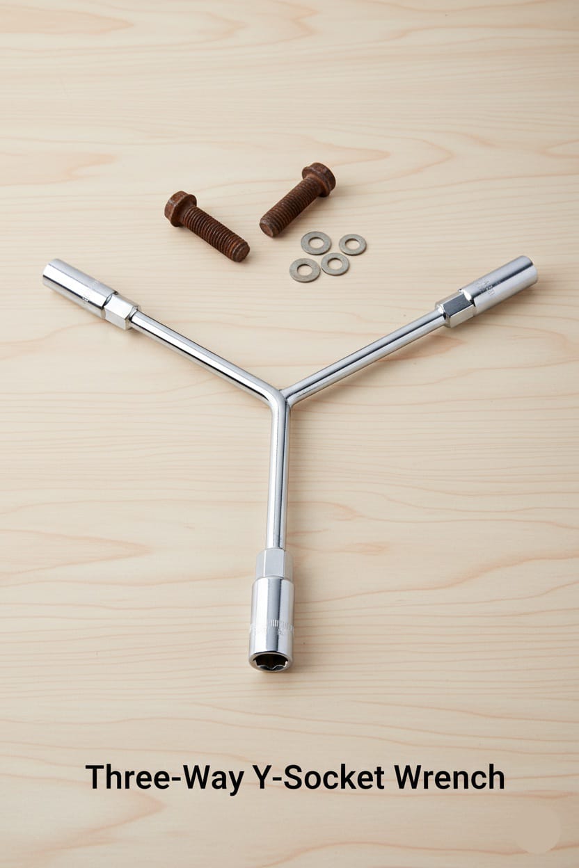 Three Way Y Socket Wrench | Heavy Duty Tool