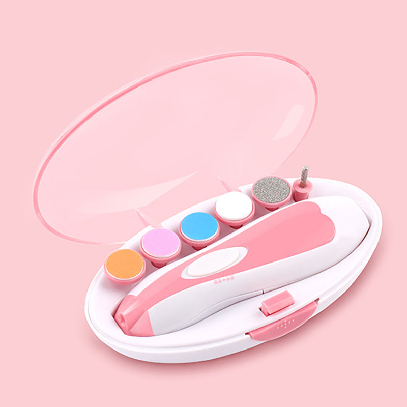 High-Quality Electric Baby Nail Trimmer | Kid-Friendly Nail Cutter & File for Safe Grooming