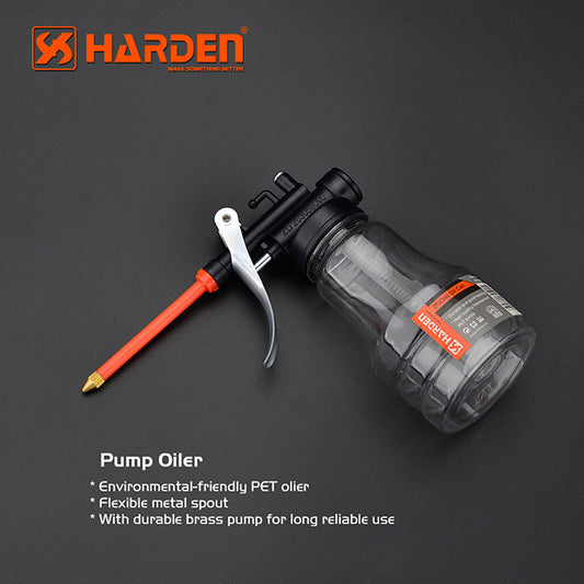 Harden Pump Oiler (670002) | Heavy-Duty Metal Pump Oiler | Precision Lubrication Tool