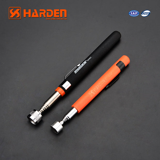 Harden Telescopic Magnetic Pickup Tool - Pen Type Handle with Pocket Clip 135-640MM (660246) | Extendable Magnetic Grabber for Small Metal