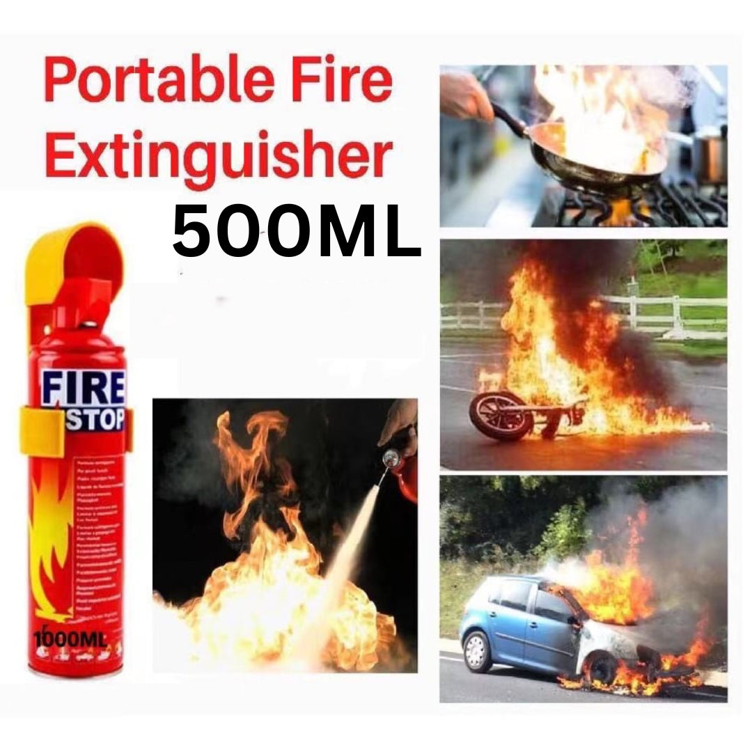 Foam Stop Fire 500Ml - Fire Stop - Fire Extinguisher - Portable Spray Safety Smart Shopping & Co