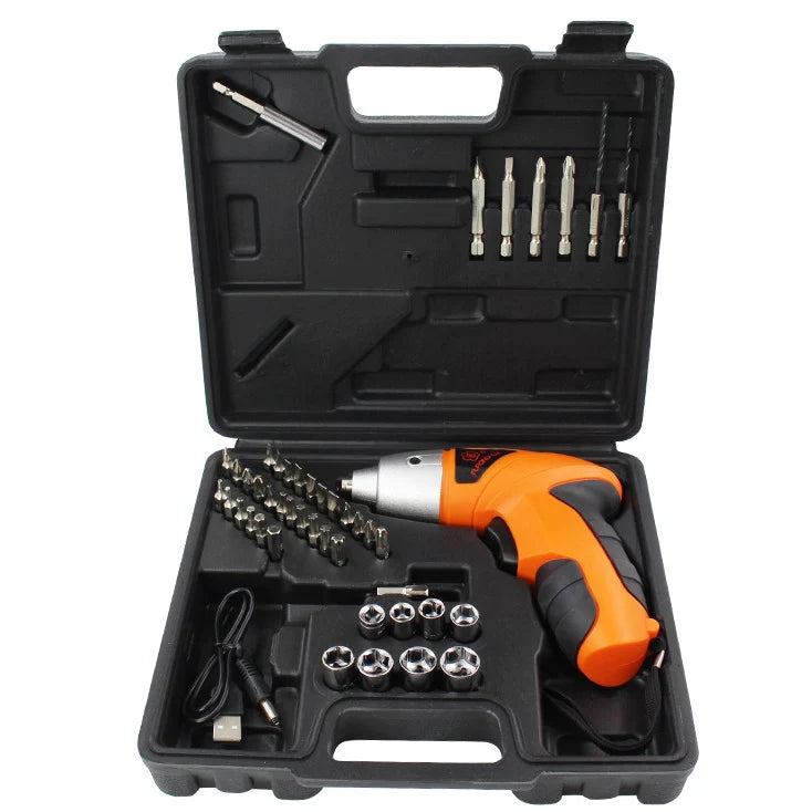 Battery Cordless Screwdriver Set - Versatile Hand Tool Kit for DIY and Repairs