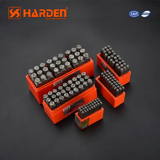 Harden 27 Pcs Steel Letters Set (610863-610869) - Professional Steel Lettering Tools