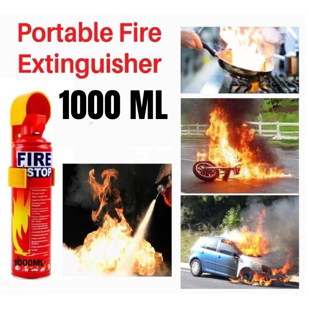 Foam Stop Fire 500Ml - Fire Stop - Fire Extinguisher - Portable Spray Safety Smart Shopping & Co