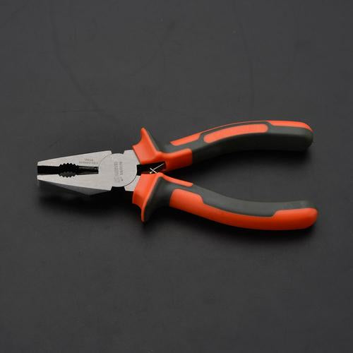 Professional 8-Inch Combination Pliers - Heavy-Duty Multi-Function Lineman Pliers with Comfort Grip