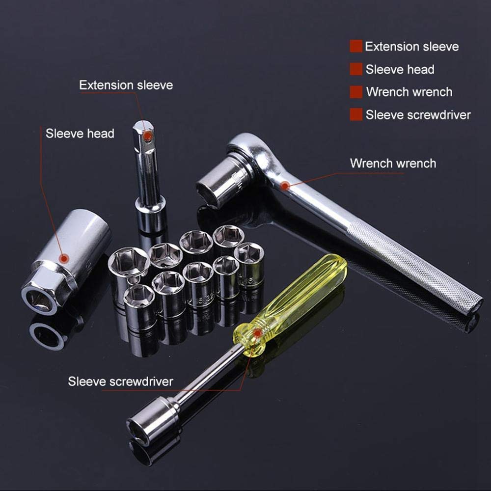 40pcs Combination Socket Wrench Set (SAE & Metric)