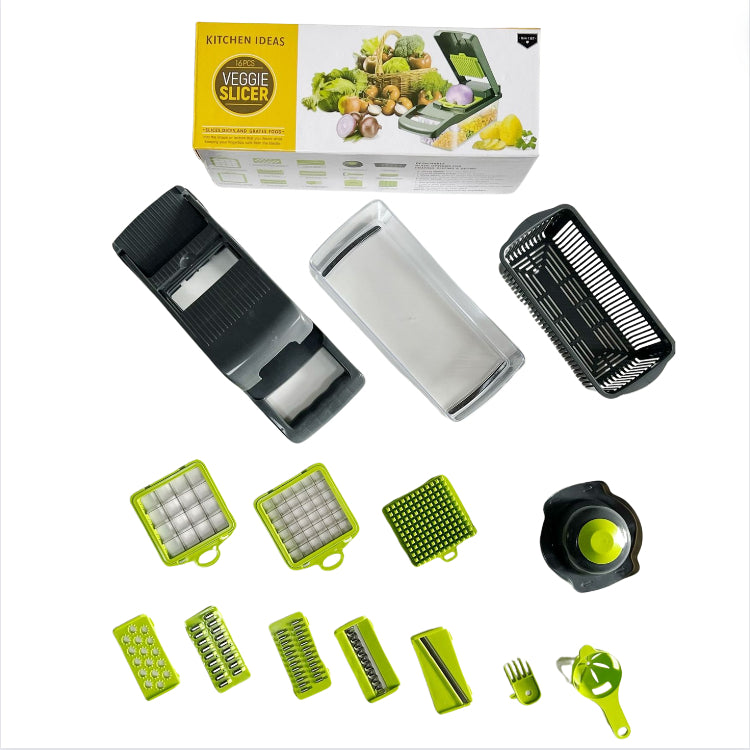 Vegetable Slicer Chopper | Vegetable Chopper Pro Onion Multifunctional 10 in 1 Food Cutter Kitchen Vegetable Slicer Dicer Cutter Veggie Chopper