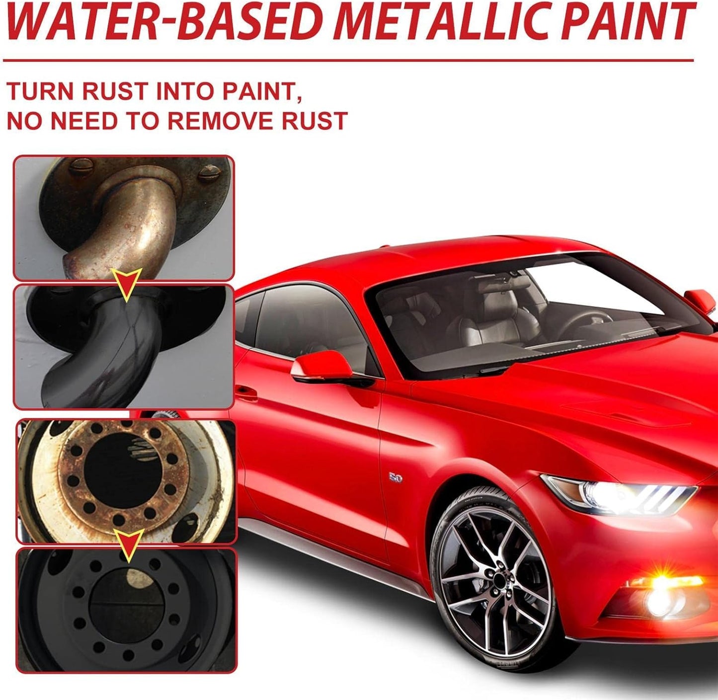 300g Water-Based Rust Converter - Rust Remover for Cars, Motorcycles & Bikes