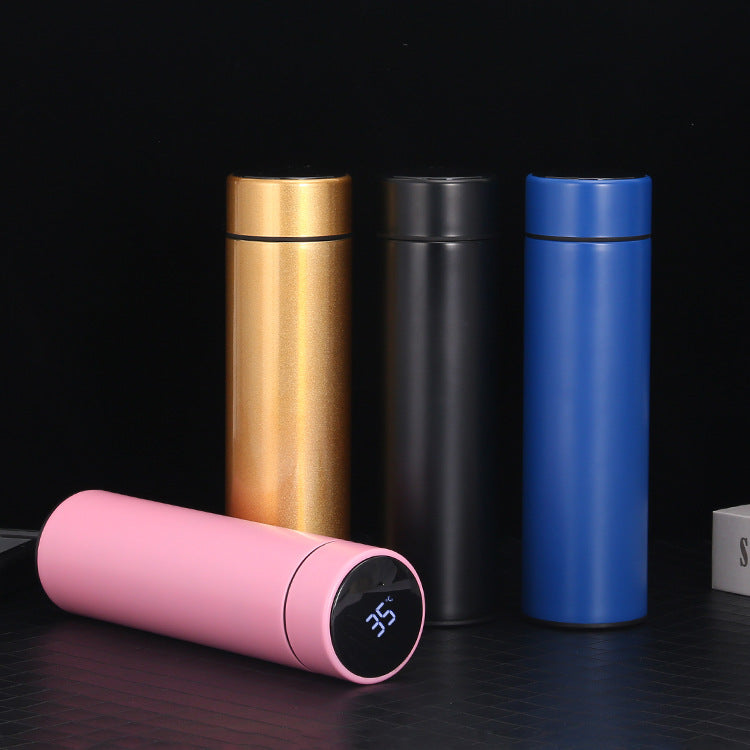 500ML Smart Stainless Steel Vacuum Flask - Intelligent Temperature Display Water Bottle & Coffee Mug