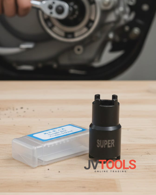 Super Tool Heavy-Duty Clutch Socket - Universal Motorcycle Clutch Hub Removal Tool
