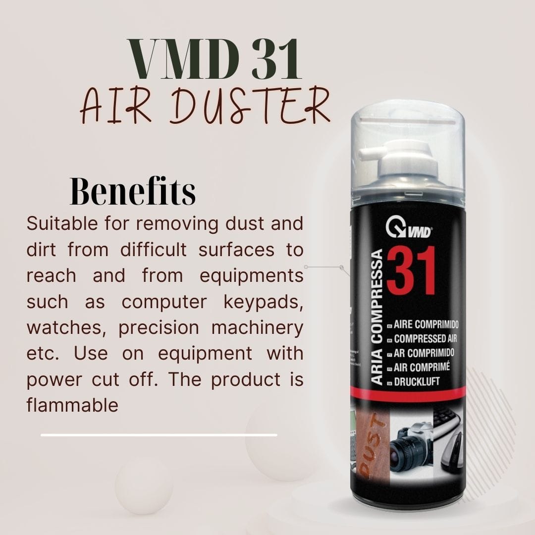 VMD 400 ml Compressed Air Duster Cleaner | Air duster 400ml,Compressed Air Cleaner Computer Keyboard Cleaner Laptop Cleaner Spray | Air Duster 400ML