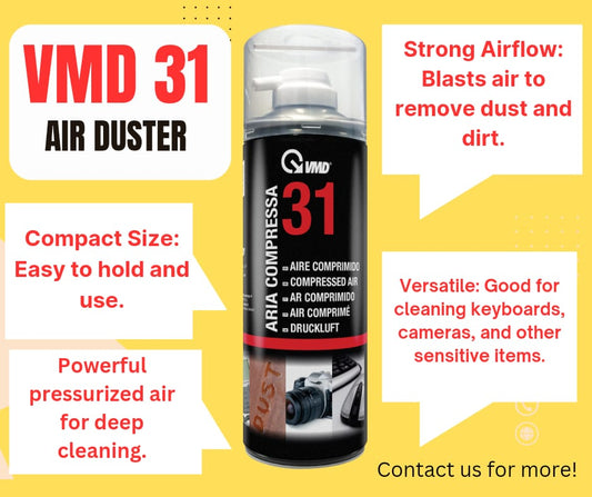 VMD 400 ml Compressed Air Duster Cleaner | Air duster 400ml,Compressed Air Cleaner Computer Keyboard Cleaner Laptop Cleaner Spray | Air Duster 400ML