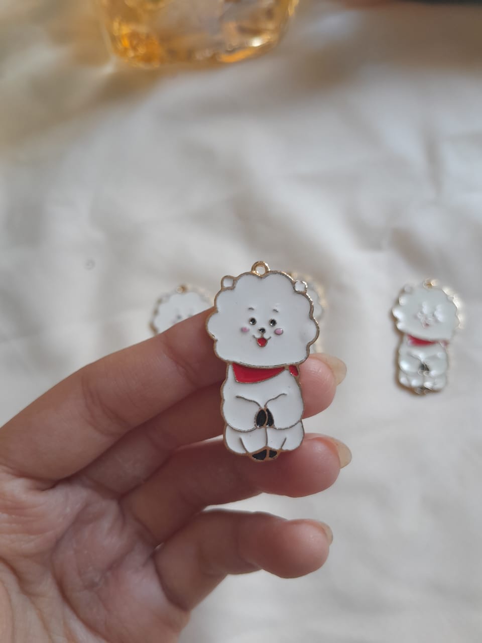 BT21 Charms RJ | Charms For Jewellery Making | Pack Of 7 Charms