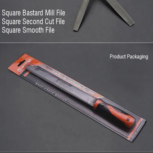 Harden Professional Flat Bastard Mill File With Soft Handle All Size ( 610632 - 610635 ) ( 1 Piece ) / Flat Bastard /