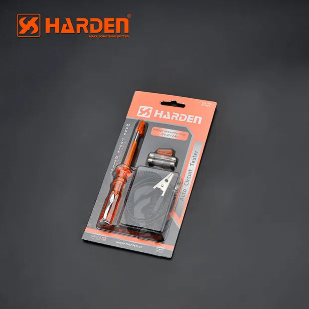 Harden Professional Auto Circuit Tester - 6V-24V DC Voltage Diagnostic Probe for Automotive Repair
