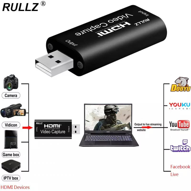 4k HD 1080P 30fps HDMI to USB Video Capture Card Game Recording Box for Computer Youtube OBS Etc. Grabber Live Streaming 4K HDMI Video Capture Card USB 2.0 3.0 for DSLR, PlayStations, Camcorders, TV Box, Live Streaming