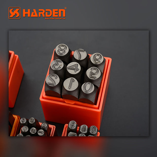 Harden 9Pcs Steel Numbers All Sizes | Number Punching Tools | Number Punch Set | Number Punch | Number Punching | Number Punching Set |