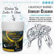 100% Jewelry Cleaner - 200ML for Gold, Diamond, Platinum & Precious Stones with Brush & Polishing Basket