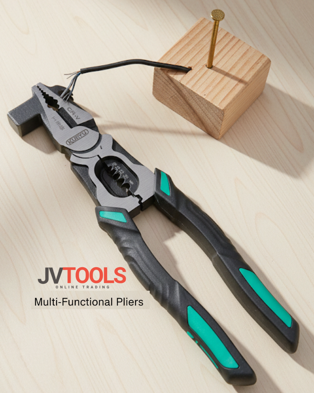 Multi-Functional Pliers - Heavy Duty Wire Cutting & Gripping Tool
